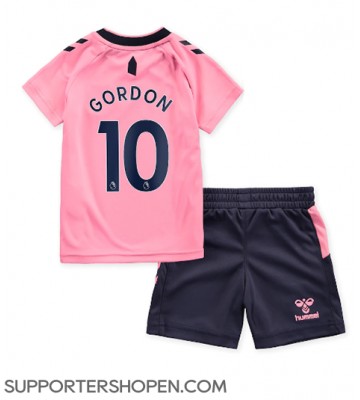 Everton Anthony Gordon #10 Bortatröja Barn 2022-23 Kortärmad (+ korta byxor)